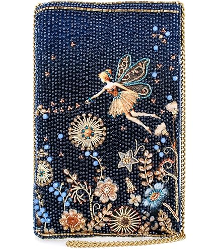 Amazon.com: Mary Frances Fairy Dust Beaded Crossbody Phone Bag